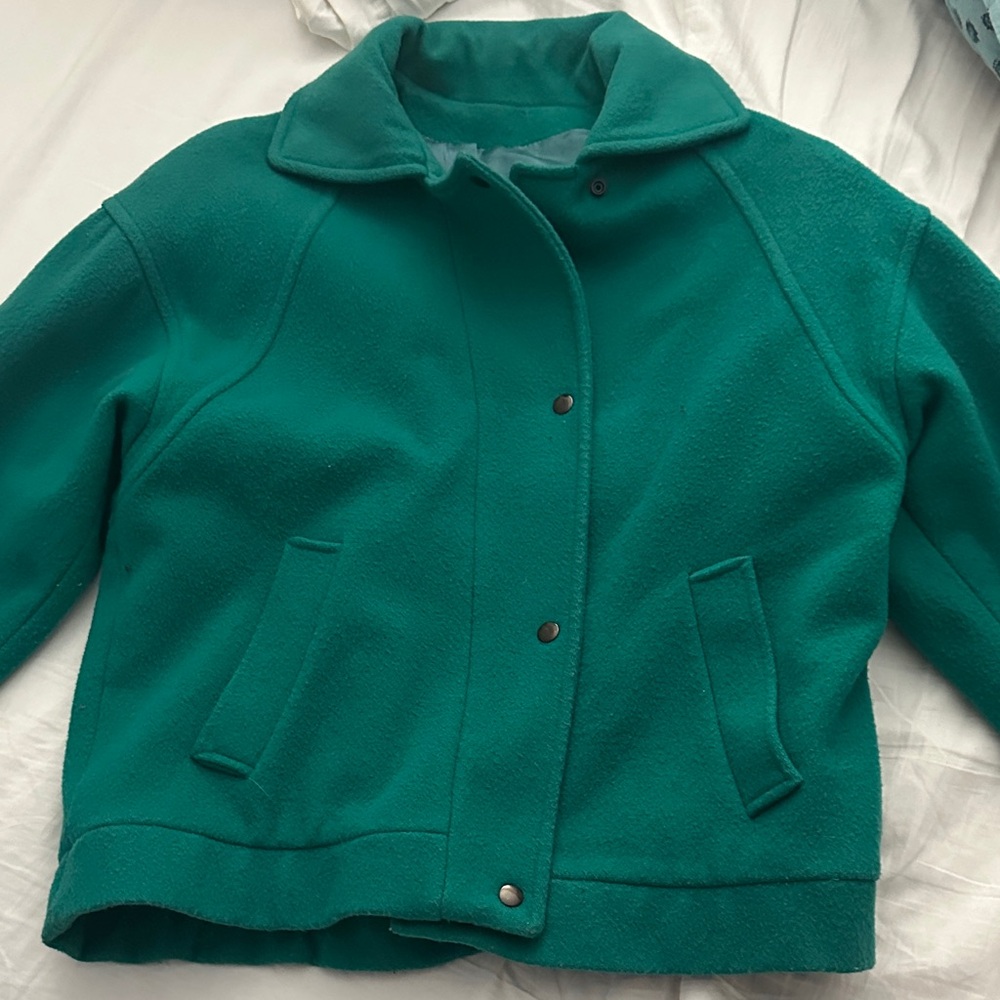 Braetan Teal Bomber Jacket for Women